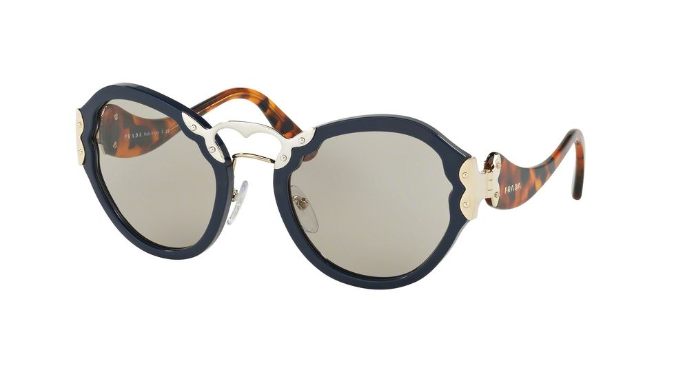 Prada PR09TS Single Vision Prescription Sunglasses PR09TS-TFM5J2-54 - Lens Diameter 54 mm, Frame Color Blue