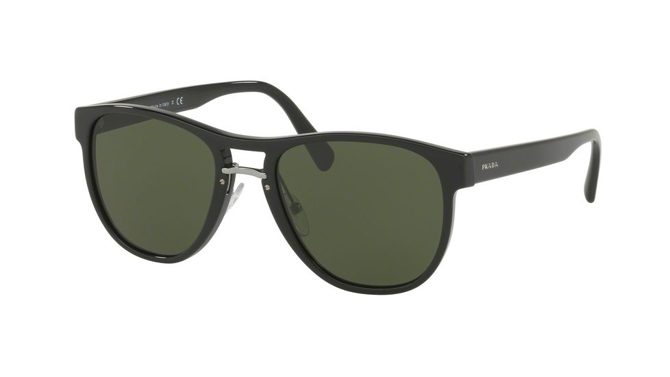Prada PR09US Bifocal Prescription Sunglasses PR09US-1AB1I0-55 - Lens Diameter 55 mm, Frame Color Black