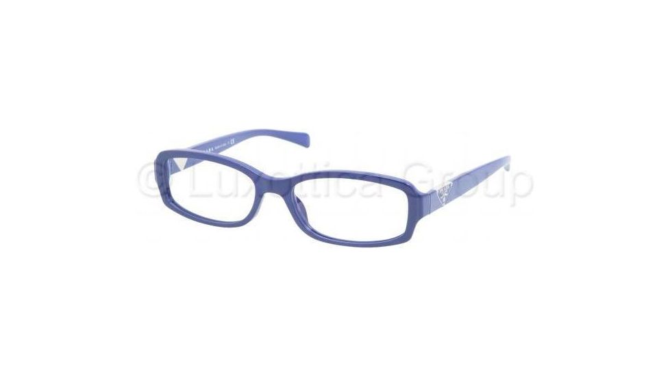 Prada PR10NV Eyeglass Frames DAK1O1-5316 - Dark Blue