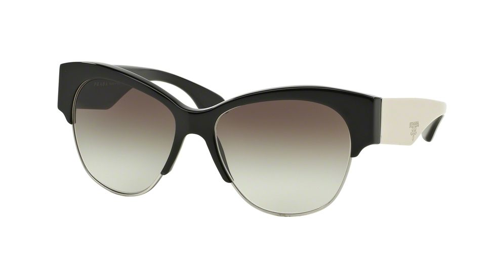 Prada PR11RS Sunglasses TKF0A7-56 - Black Frame, Grey Gradient Lenses