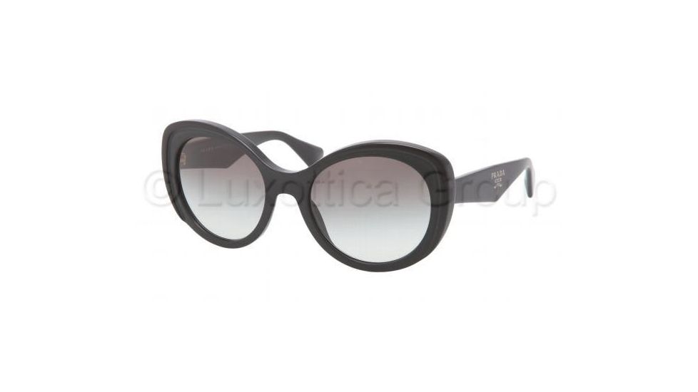 Prada PR12PS Single Vision Prescription Sunglasses PR12PS-1AB0A7-5420 - Frame Color Black, Lens Diameter 54 mm