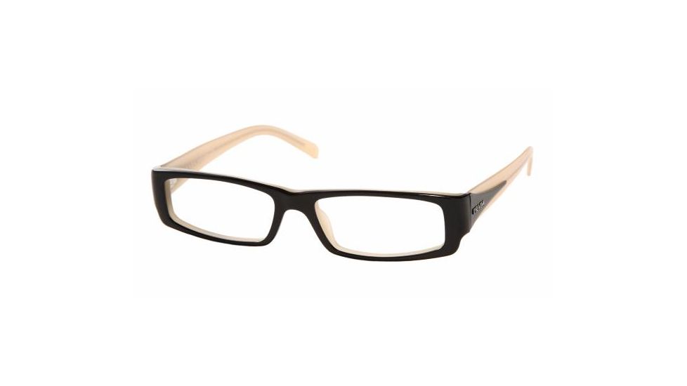 Prada PR13IV #7OB1O1 - M:shiny Black P:black / Li Frame