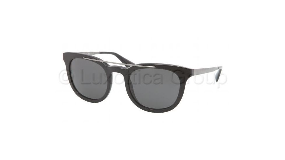 Prada PR13PS Progressive Prescription Sunglasses PR13PS-1AB1A1-5122 - Frame Color Black, Lens Diameter 51 mm