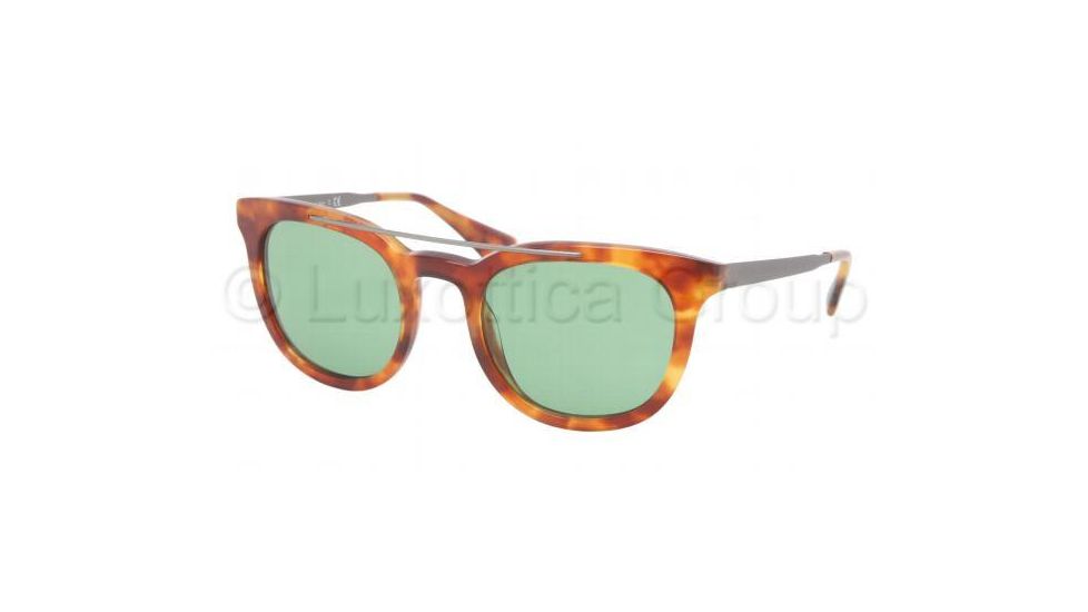Prada PR13PS Progressive Prescription Sunglasses PR13PS-4BW1G2-5122 - Frame Color Light Havana, Lens Diameter 51 mm