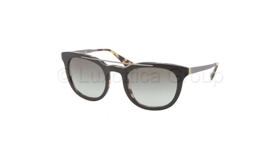 Prada PR13PS Progressive Prescription Sunglasses PR13PS-NAI0A7-5122 - Lens Diameter 51 mm, Frame Color Top Black/Medium Havana