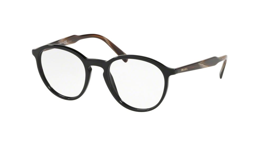 Prada PR13TV Eyeglass Frames LJ91O1-51 - Black Frame