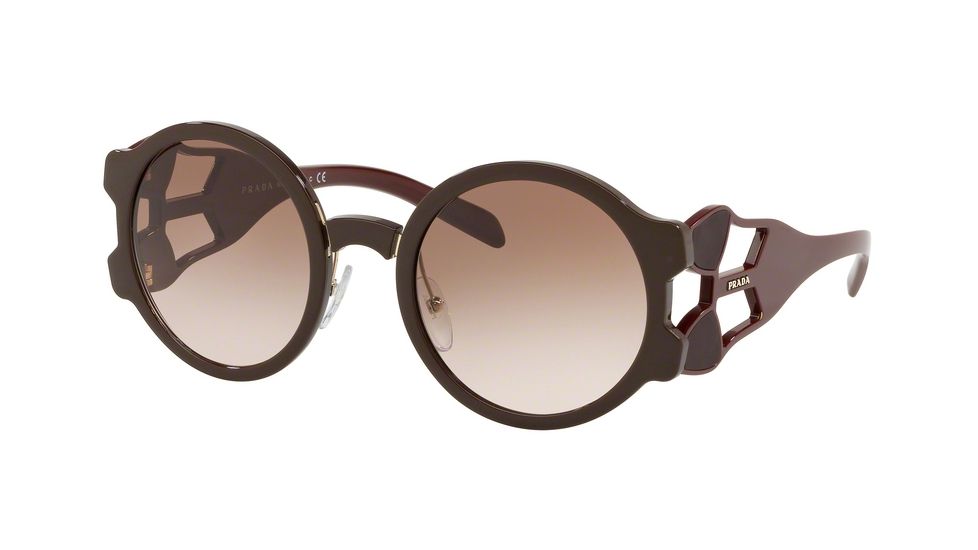 Prada PR13US Progressive Prescription Sunglasses PR13US-DHO0A6-54 - Lens Diameter 54 mm, Frame Color Brown