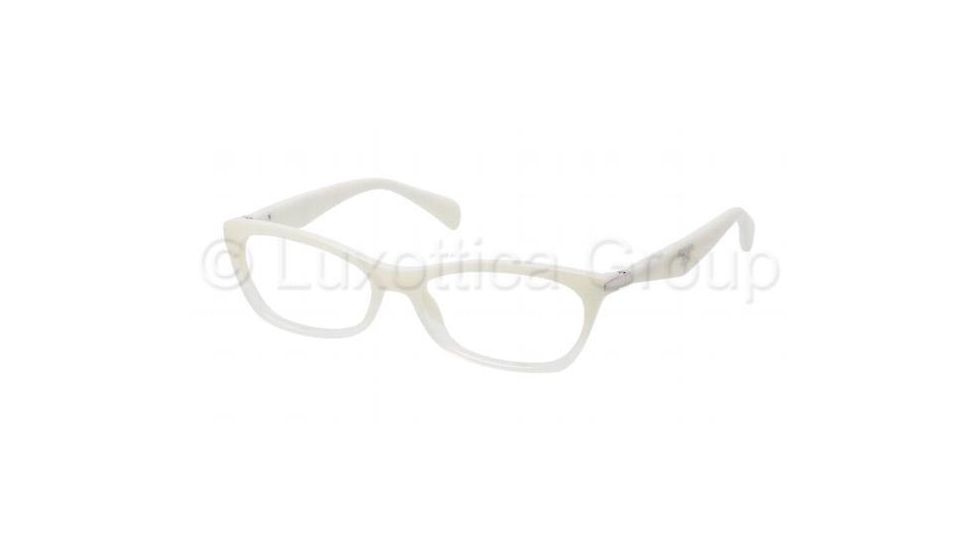 Prada PR15PV Eyeglass Frames JAI1O1-5316 - Ivory Gradient Frame, Demo Lens Lenses