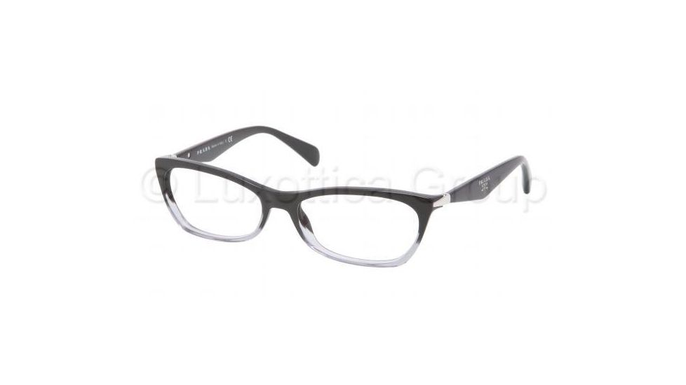 Prada PR15PV Eyeglass Frames ZYY1O1-5516 - Black Gradient Frame