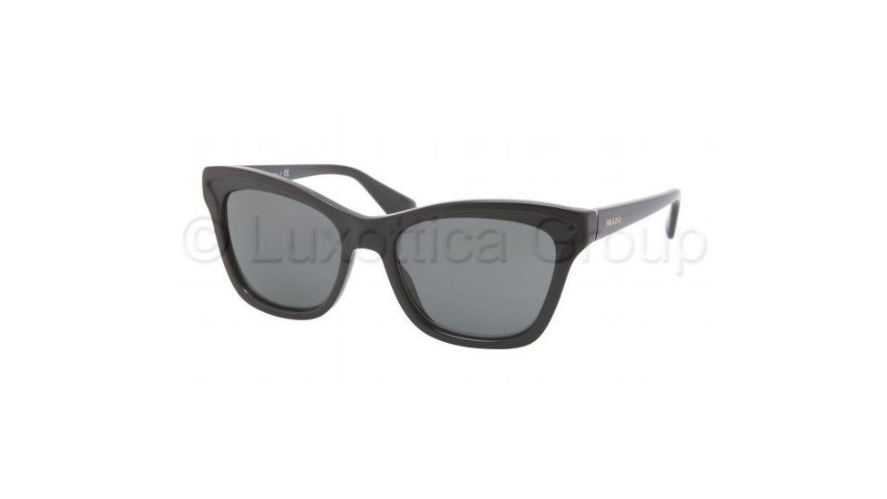 Prada PR16PS Progressive Prescription Sunglasses PR16PS-1AB1A1-5418 - Lens Diameter 54 mm, Frame Color Black