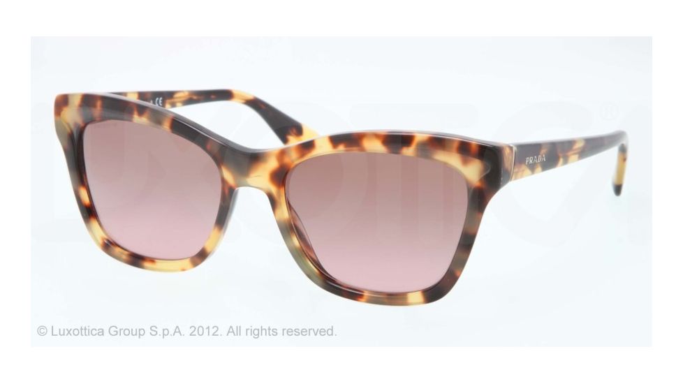 Prada PR16PS Progressive Prescription Sunglasses PR16PS-7S05P1-54 - Lens Diameter 54 mm, Lens Diameter 54 mm, Frame Color Medium Havana