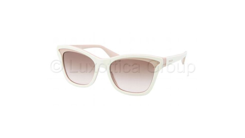 Prada PR16PS Progressive Prescription Sunglasses PR16PS-KAW0A6-5418 - Lens Diameter 54 mm, Frame Color Ivory/Powder