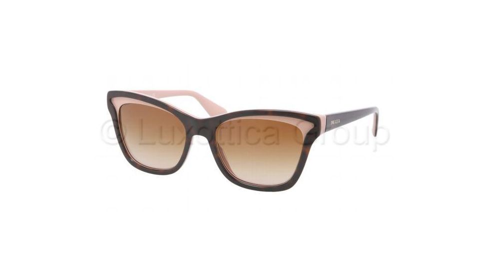 Prada PR16PS Progressive Prescription Sunglasses PR16PS-MAL1Z1-5418 - Lens Diameter 54 mm, Frame Color Havana / Pink