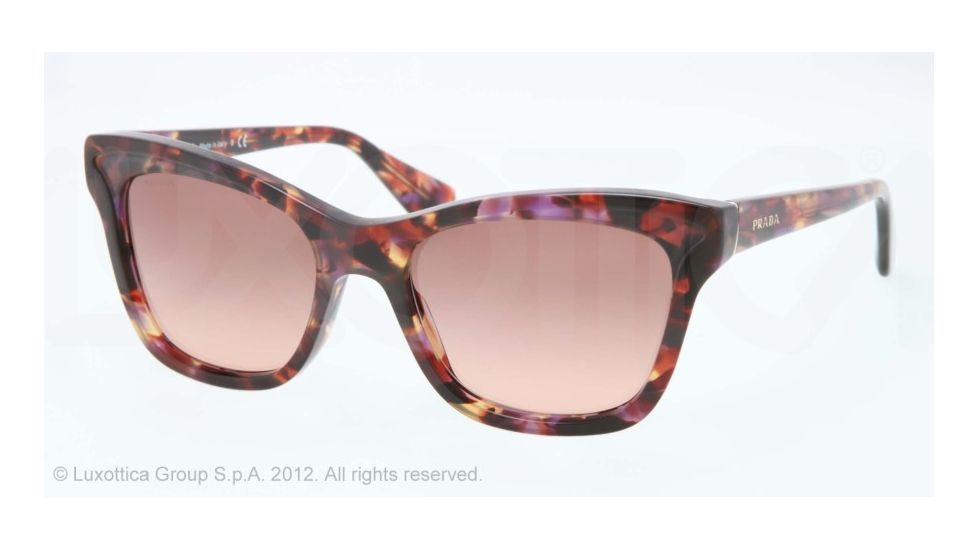 Prada PR16PS Progressive Prescription Sunglasses PR16PS-PDN0A5-54 - Lens Diameter 54 mm, Lens Diameter 54 mm, Frame Color Havana Spotted Pink