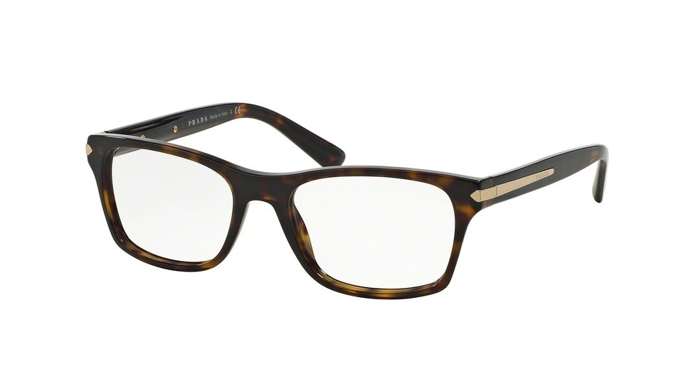 Prada PR16SV Bifocal Prescription Eyeglasses 2AU1O1-52 - Havana Frame