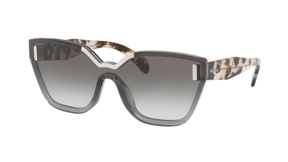 Prada PR16TS Single Vision Prescription Sunglasses PR16TS-VIP0A7-48 - Lens Diameter 48 mm, Frame Color Light Grey