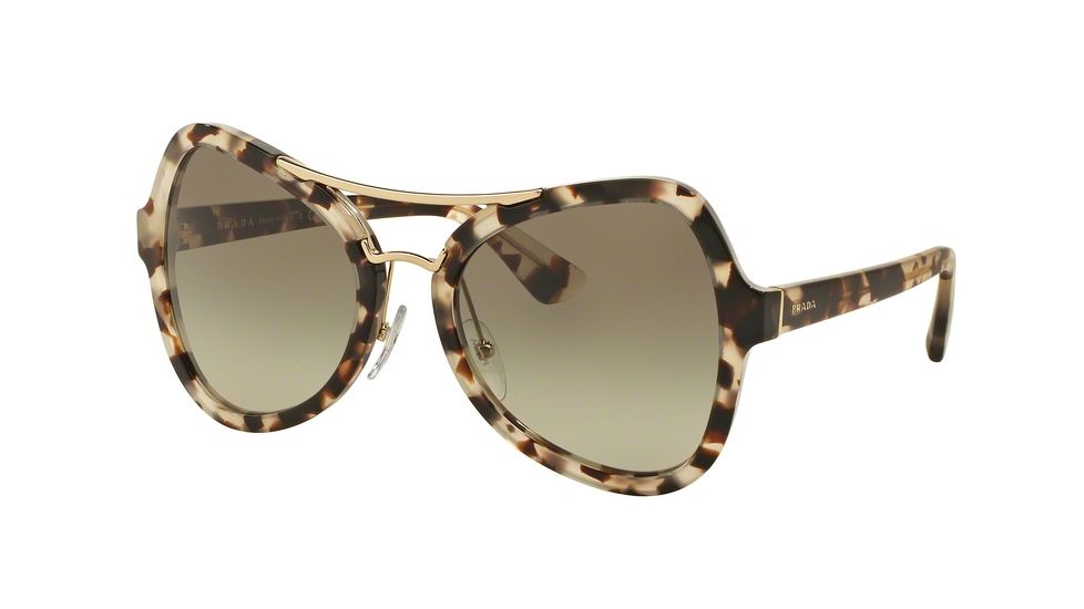 Prada PR18SS Bifocal Prescription Sunglasses PR18SS-UAO4K1-55 - Lens Diameter 55 mm, Frame Color Spotted Opal Brown