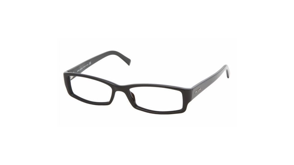Prada PR19LV #1AB1O1 - Gloss Black Demo Lens Frame