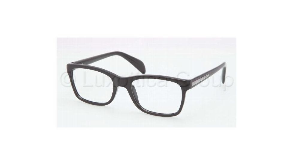 Prada PR19PV Bifocal Prescription Eyeglasses 1AB1O1-5318 - Black Frame