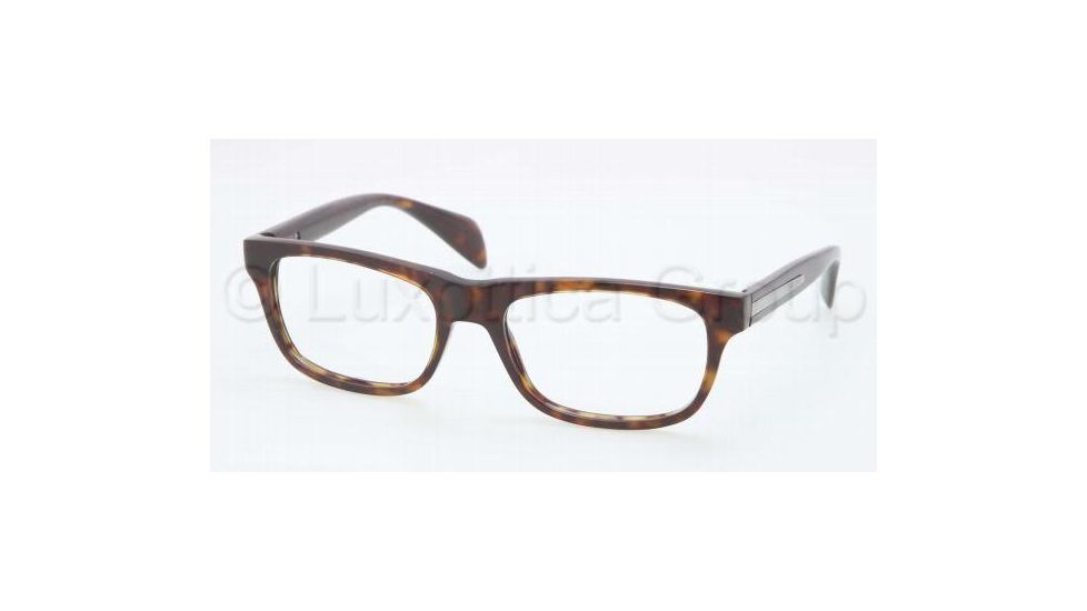 Prada PR19PV Bifocal Prescription Eyeglasses 2AU1O1-5518 - Havana Frame
