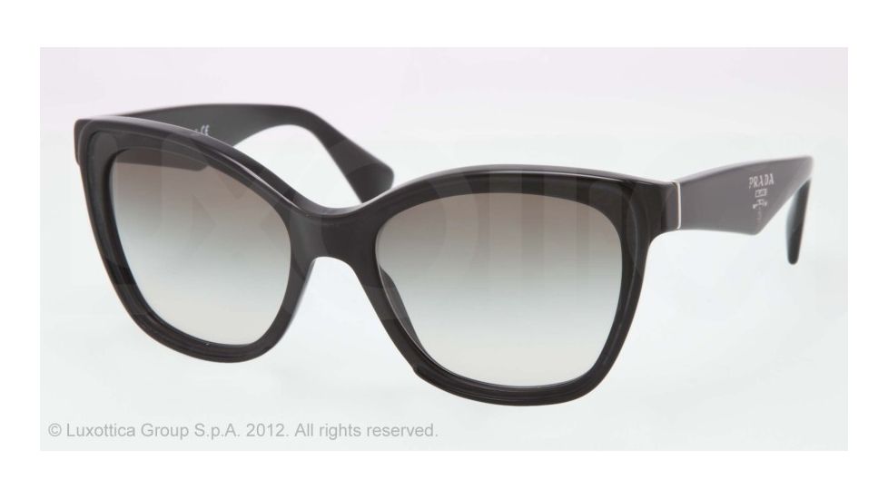 Prada PR20PS Progressive Prescription Sunglasses PR20PS-1AB0A7-56 - Lens Diameter 56 mm, Frame Color Black