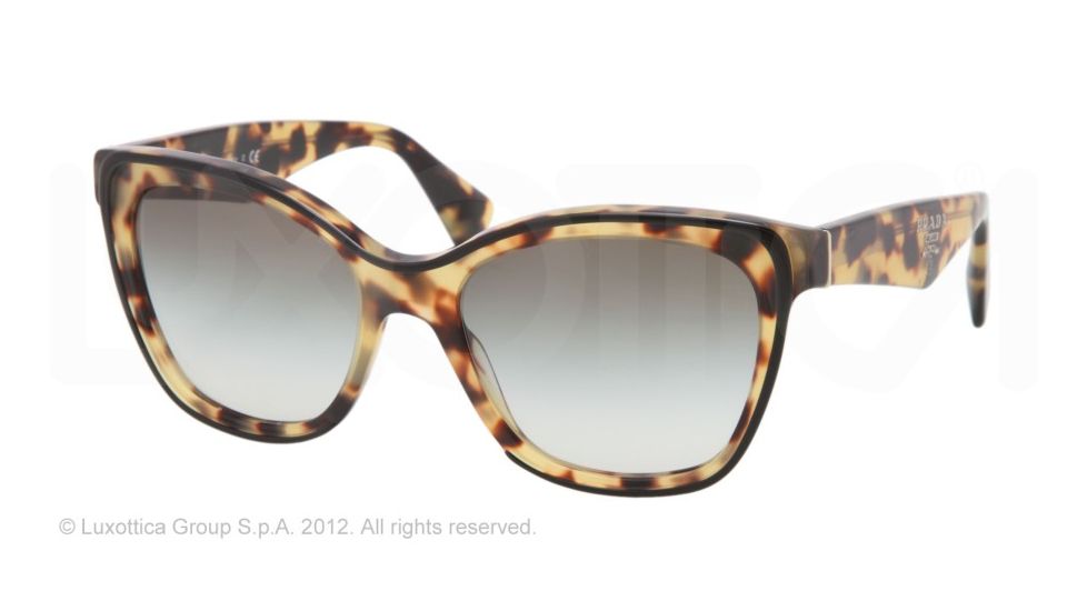 Prada PR20PS Progressive Prescription Sunglasses PR20PS-NAI3M1-56 - Lens Diameter 56 mm, Frame Color Top Black/Medium Havana