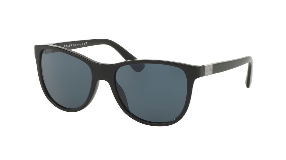 Prada PR20SSF Bifocal Prescription Sunglasses PR20SSF-1AB0A9-58 - Lens Diameter 58 mm, Frame Color Black