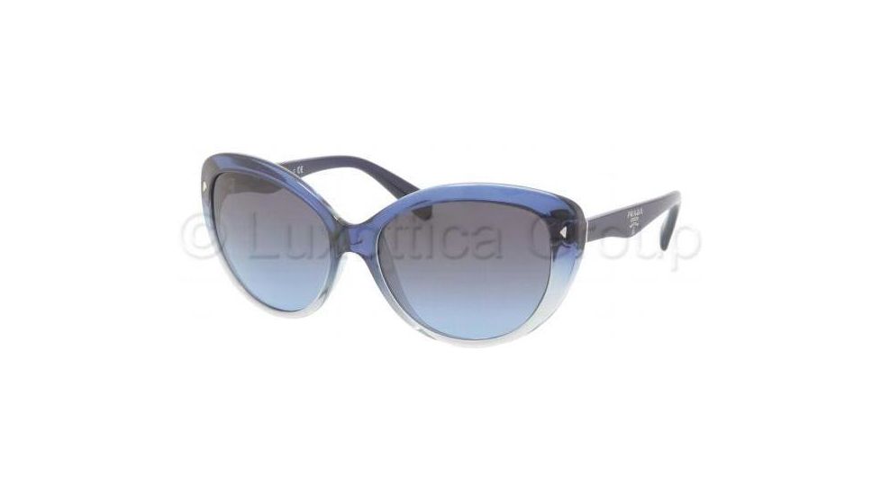 Prada PR21NS Sunglasses GOD5I1-5816 - Blue Gradient Frame, Blue Gray Gradient Lenses, 58mm Lens Diameter