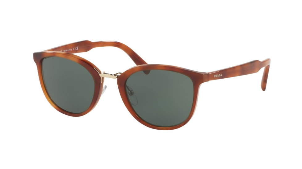 Prada PR22SS Sunglasses USE3O1-52 - Striped Light Brown Frame