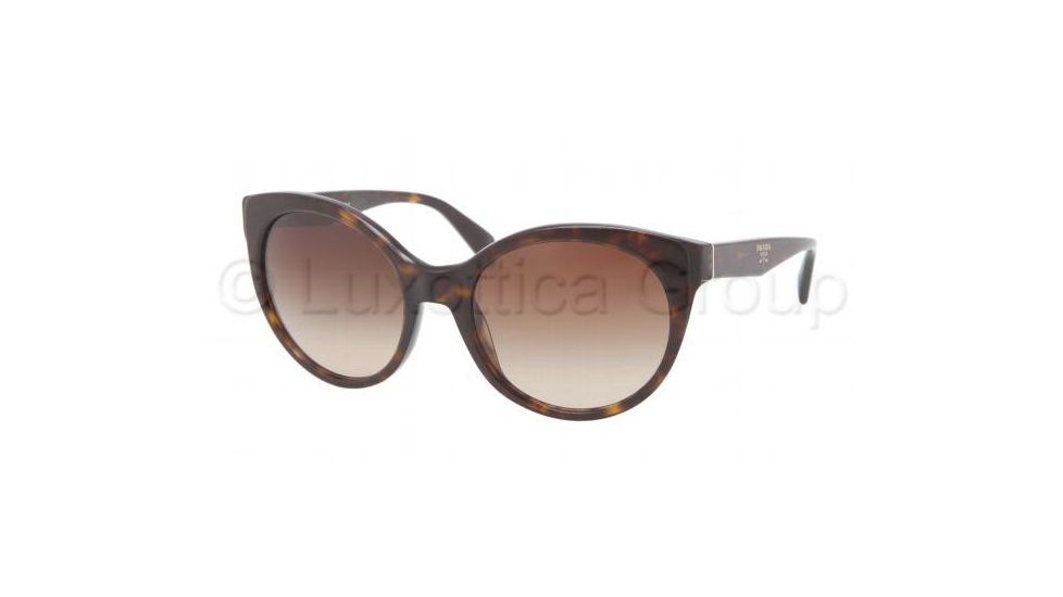Prada PR23OS Progressive Prescription Sunglasses PR23OS-2AU6S1-5620 - Frame Color Havana, Lens Diameter 56 mm