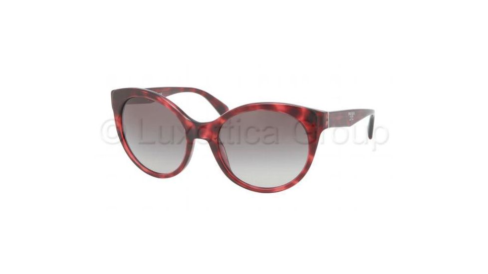 Prada PR23OS Progressive Prescription Sunglasses PR23OS-KAQ0A7-5620 - Lens Diameter 56 mm, Frame Color Red Havana