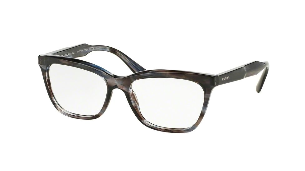 Prada PR24SVF Eyeglass Frames UEQ1O1-55 - Striped Violet Frame