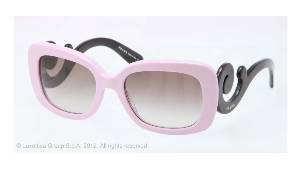 Prada PR27OS Sunglasses PDP0A7-54 - Pink Frame, Gray Gradient Lenses