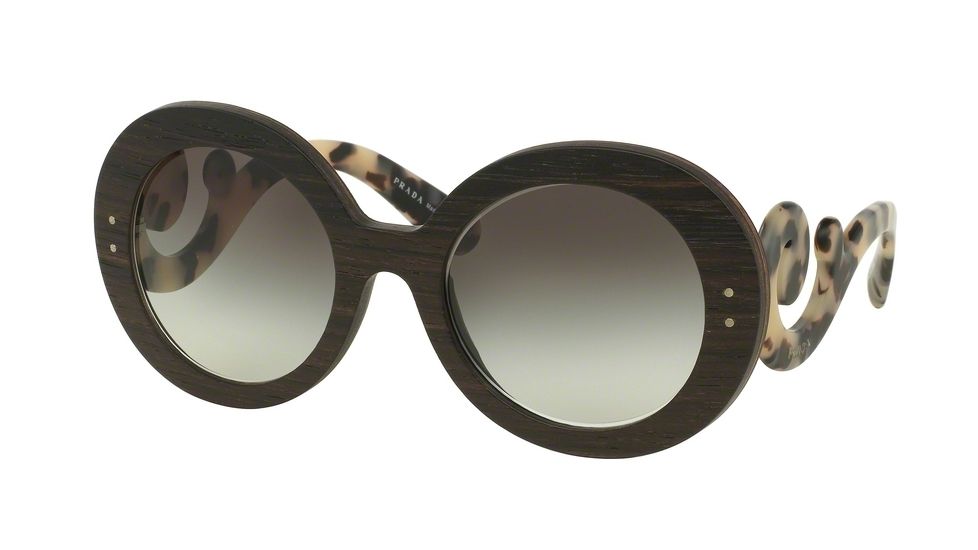 Prada PR27RSF Bifocal Prescription Sunglasses PR27RSF-UBT0A7-55 - Lens Diameter 55 mm, Frame Color Ebony Malabar