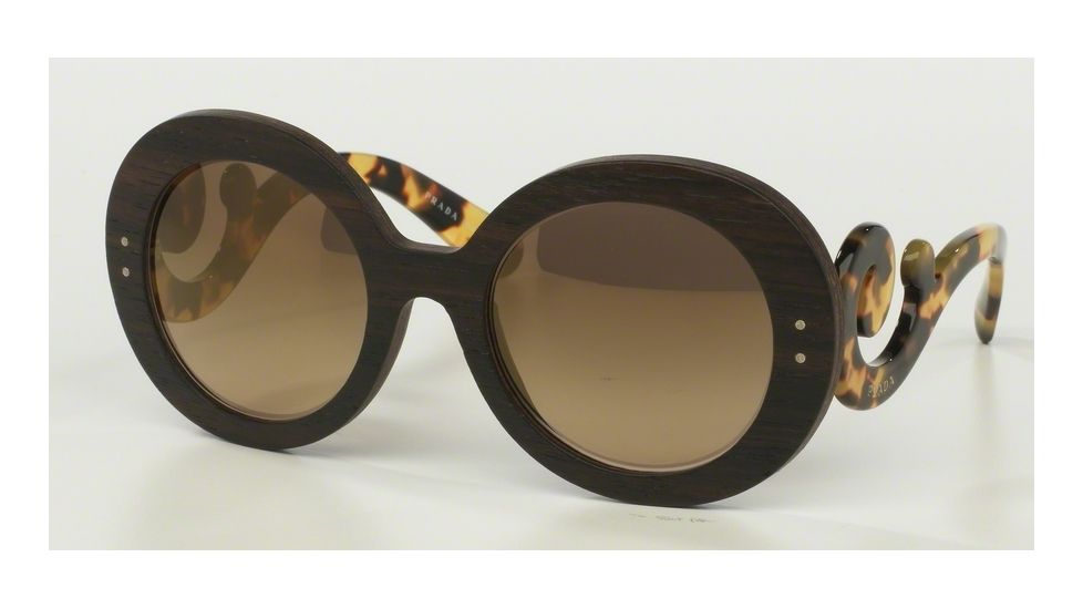Prada PR27RSF Bifocal Prescription Sunglasses PR27RSF-UBT4O2-55 - Lens Diameter 55 mm, Frame Color Ebony Malabar