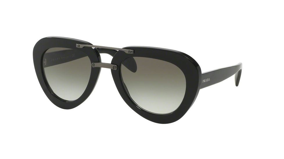 Prada PR28RS Bifocal Prescription Sunglasses PR28RS-1AB0A7-52 - Lens Diameter 52 mm, Frame Color Black