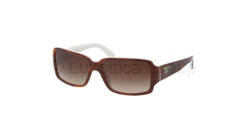 Prada PR32NS Bifocal Prescription Sunglasses PR32NS-ACN6S1-5715 - Lens Diameter 57 mm, Frame Color Top Havana / Ivory