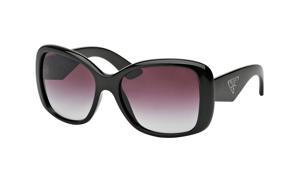 Prada PR32PS Single Vision Prescription Sunglasses PR32PS-1AB4V1-57 - Lens Diameter 57 mm, Lens Diameter 57 mm, Frame Color Black