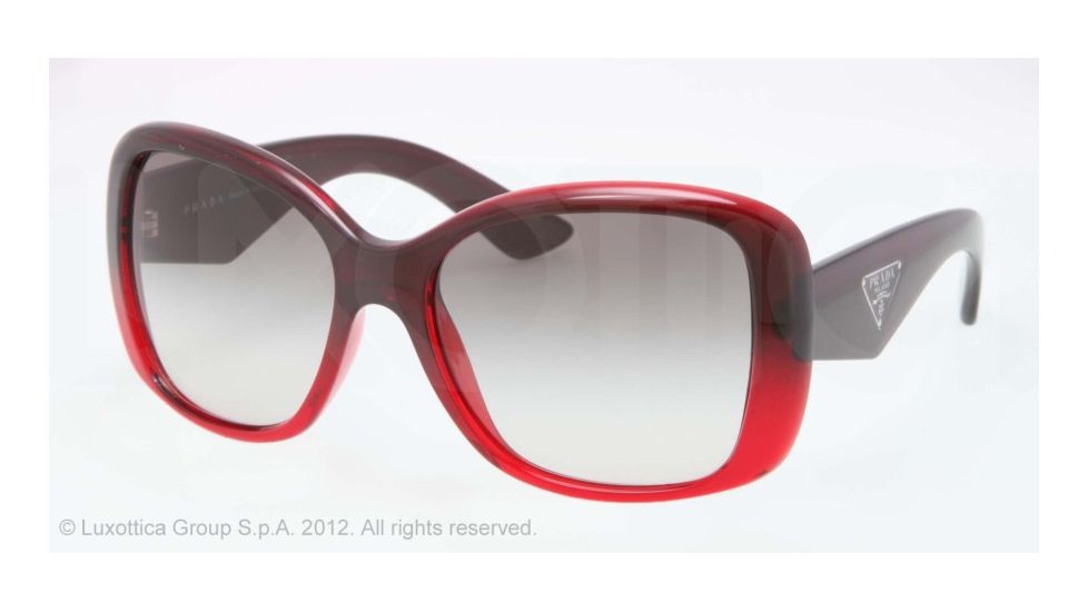Prada PR32PS Single Vision Prescription Sunglasses PR32PS-MAX0A7-57 - Lens Diameter 57 mm, Lens Diameter 57 mm, Frame Color Bordeaux Gradient