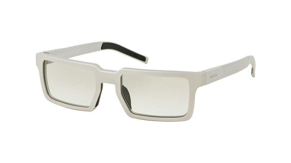 Prada PR50SS Progressive Prescription Sunglasses PR50SS-UEF4P2-51 - Lens Diameter 51 mm, Frame Color Brushed Alluminium