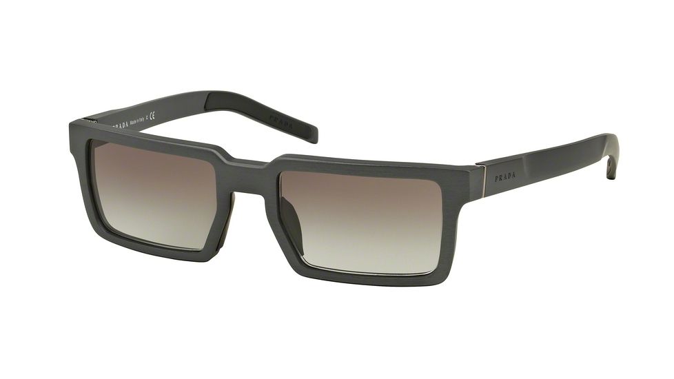 Prada PR50SS Progressive Prescription Sunglasses PR50SS-UEJ0A7-51 - Lens Diameter 51 mm, Frame Color Brushed Graphite