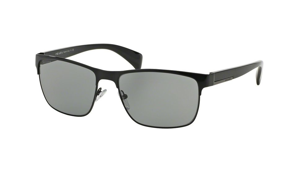 Prada PR51OS Progressive Prescription Sunglasses PR51OS-7AX3C2-58 - Lens Diameter 58 mm, Frame Color Black