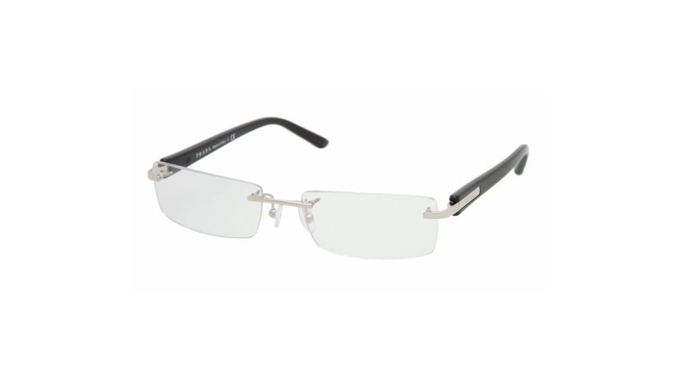 Prada PR52MV #7BN1O1 - M:silver P:black Demo Lens Frame