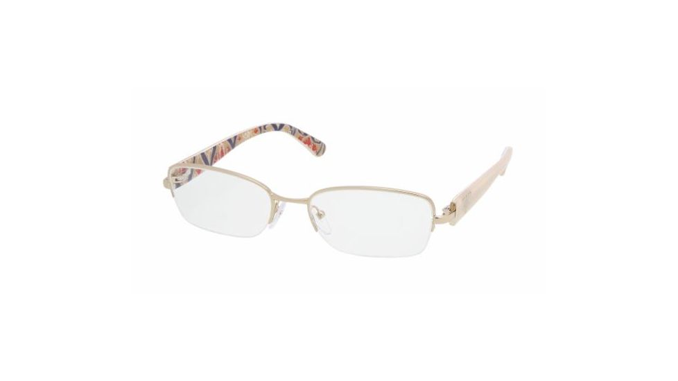 Prada PR52NV #ZVN1O1 - Pale Gold Demo Lens Frame