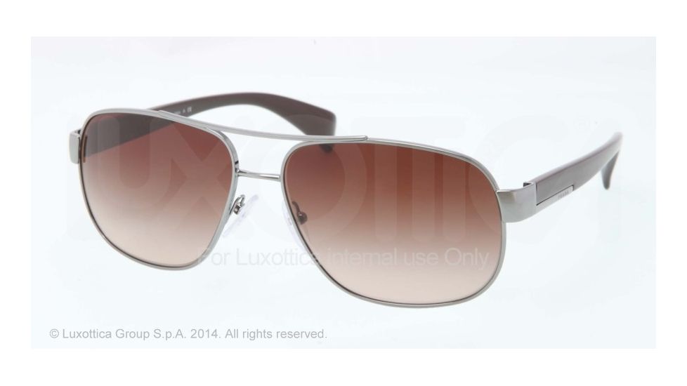 Prada PR52PS Bifocal Prescription Sunglasses PR52PS-5AV6S1-61 - Lens Diameter 61 mm, Frame Color Gunmetal