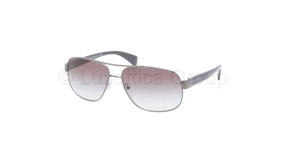 Prada PR52PS Bifocal Prescription Sunglasses PR52PS-75S1E0-6115 - Lens Diameter 61 mm, Frame Color Brushed Gunmetal