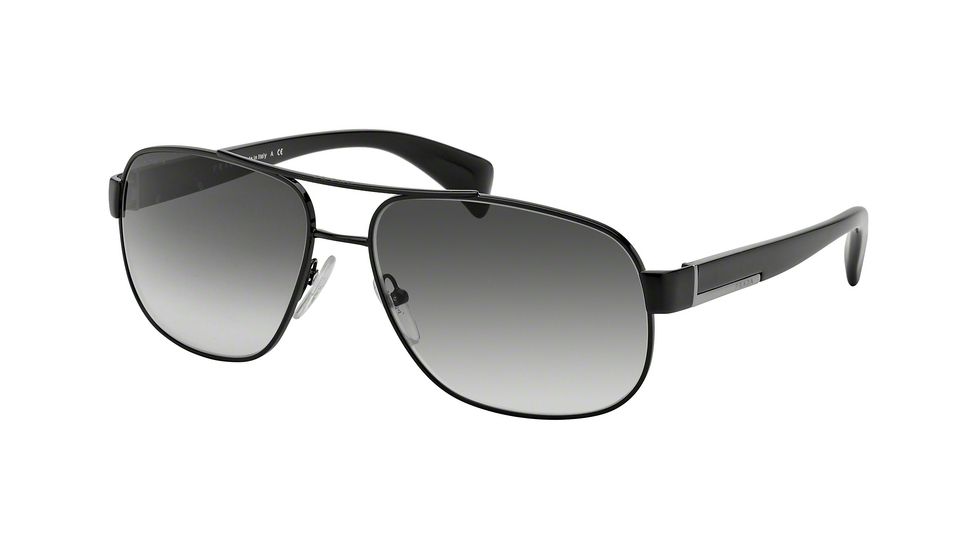 Prada PR52PS Bifocal Prescription Sunglasses PR52PS-7AX0A7-61 - Lens Diameter 61 mm, Frame Color Black