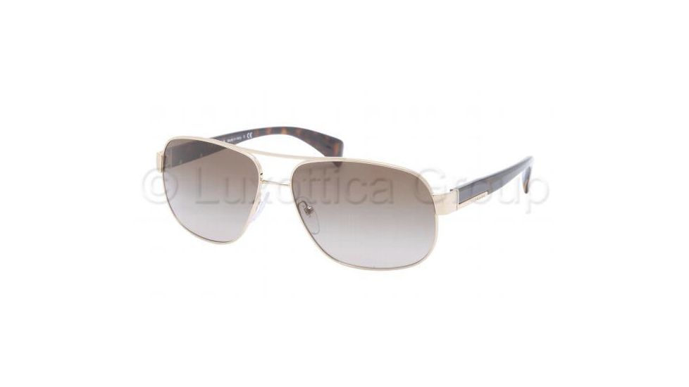 Prada PR52PS Bifocal Prescription Sunglasses PR52PS-ZVN1X1-6115 - Lens Diameter 61 mm, Frame Color Pale Gold