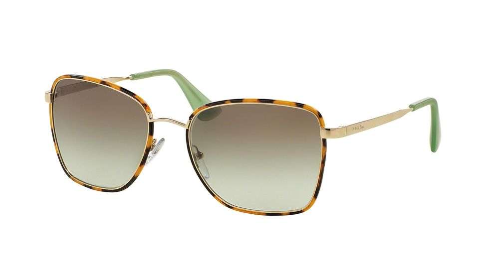 Prada PR52SS Progressive Prescription Sunglasses PR52SS-7S04K1-58 - Lens Diameter 58 mm, Frame Color Pale Gold
