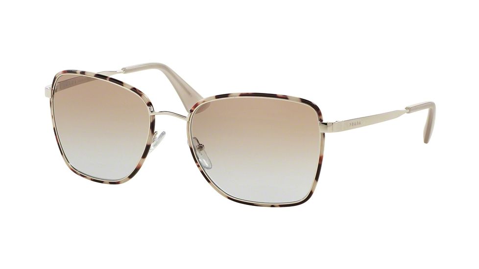 Prada PR52SS Progressive Prescription Sunglasses PR52SS-UAO4S2-58 - Lens Diameter 58 mm, Frame Color Silver